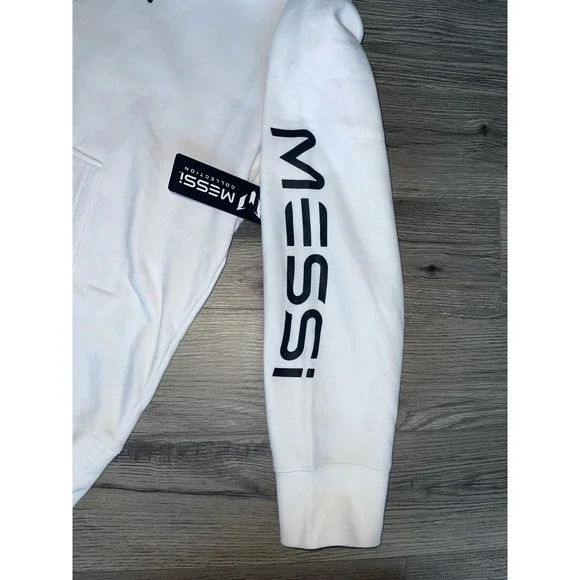 MESSI Collection Lionel Messi Men's Size XXL White Hoodie And T-Shirt Bundle NWT